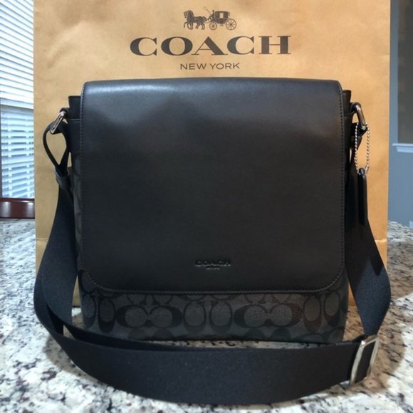 Coach Other - ❤ COACH  Men’s Messenger Bag Black/Gray